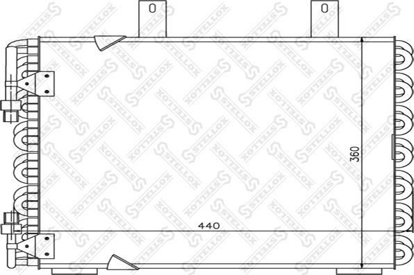 Stellox 10-45047-SX - Кондензатор, климатизация vvparts.bg