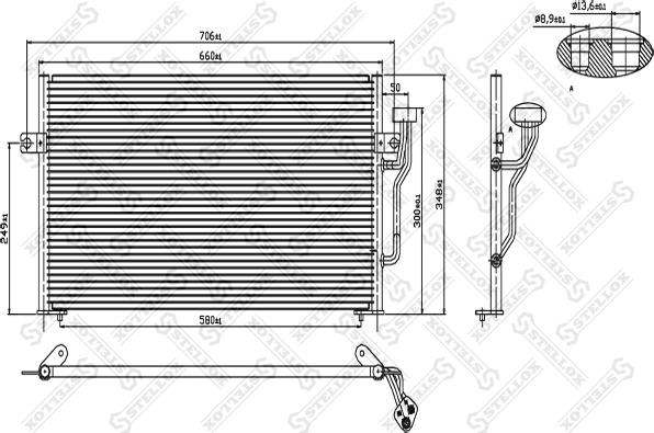 Stellox 10-45016-SX - Кондензатор, климатизация vvparts.bg