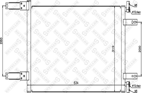 Stellox 10-45084-SX - Кондензатор, климатизация vvparts.bg