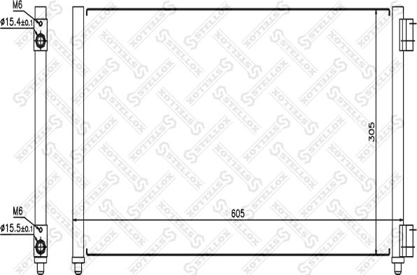 Stellox 10-45085-SX - Кондензатор, климатизация vvparts.bg