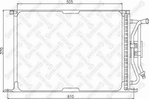 Stellox 10-45343-SX - Кондензатор, климатизация vvparts.bg