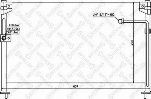 Stellox 10-45313-SX - Кондензатор, климатизация vvparts.bg