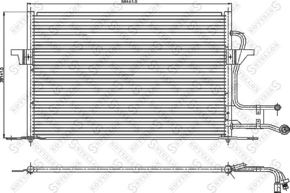 Stellox 10-45295-SX - Кондензатор, климатизация vvparts.bg