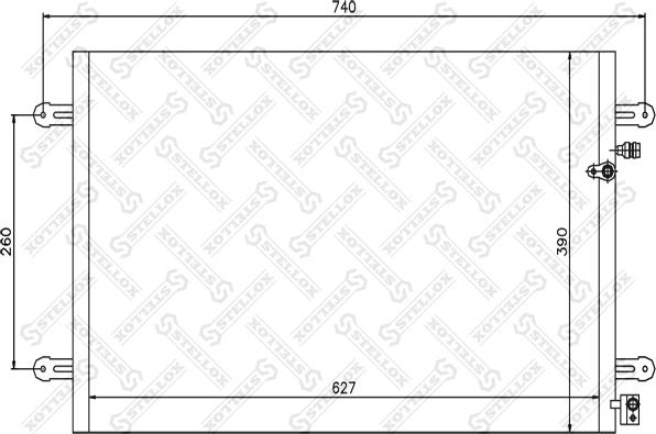 Stellox 10-45219-SX - Кондензатор, климатизация vvparts.bg