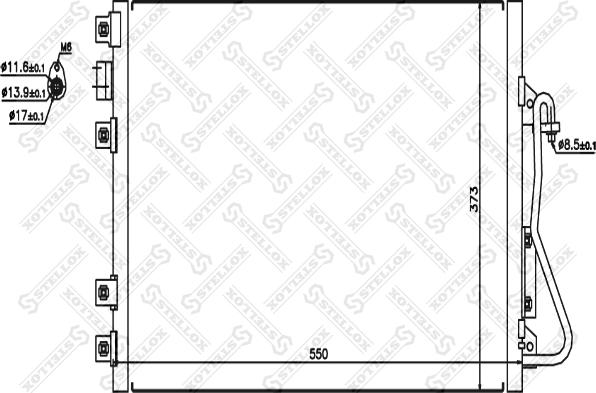 Stellox 10-45211-SX - Кондензатор, климатизация vvparts.bg