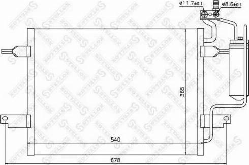 Stellox 10-45225-SX - Кондензатор, климатизация vvparts.bg