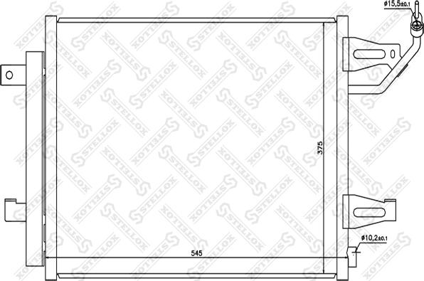 Stellox 10-45223-SX - Кондензатор, климатизация vvparts.bg