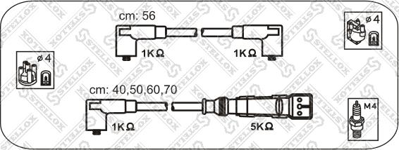 Stellox 10-39054-SX - Комплект запалителеи кабели vvparts.bg