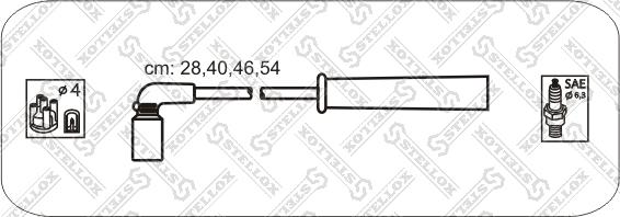 Stellox 10-30044-SX - Комплект запалителеи кабели vvparts.bg