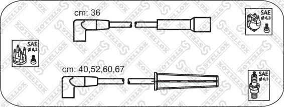 Stellox 10-30041-SX - Комплект запалителеи кабели vvparts.bg
