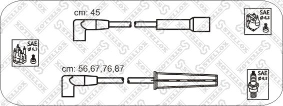 Stellox 10-30042-SX - Комплект запалителеи кабели vvparts.bg