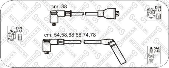 Stellox 10-38492-SX - Комплект запалителеи кабели vvparts.bg