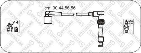 Stellox 10-38449-SX - Комплект запалителеи кабели vvparts.bg