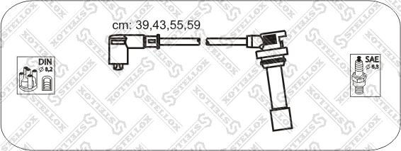 Stellox 10-38459-SX - Комплект запалителеи кабели vvparts.bg