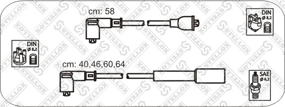 Stellox 10-38453-SX - Комплект запалителеи кабели vvparts.bg