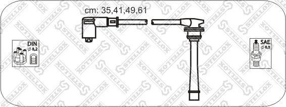 Stellox 10-38412-SX - Комплект запалителеи кабели vvparts.bg