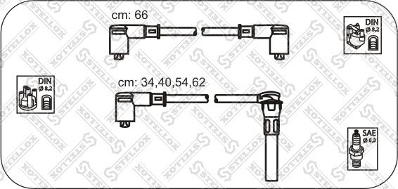 Stellox 10-38518-SX - Комплект запалителеи кабели vvparts.bg