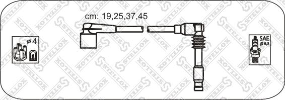 Stellox 10-38571-SX - Комплект запалителеи кабели vvparts.bg