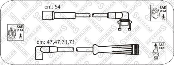 Stellox 10-38016-SX - Комплект запалителеи кабели vvparts.bg