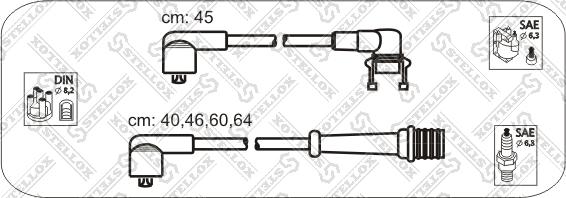 Stellox 10-38163-SX - Комплект запалителеи кабели vvparts.bg