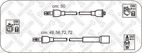 Stellox 10-38105-SX - Комплект запалителеи кабели vvparts.bg