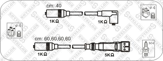 Stellox 10-38330-SX - Комплект запалителеи кабели vvparts.bg