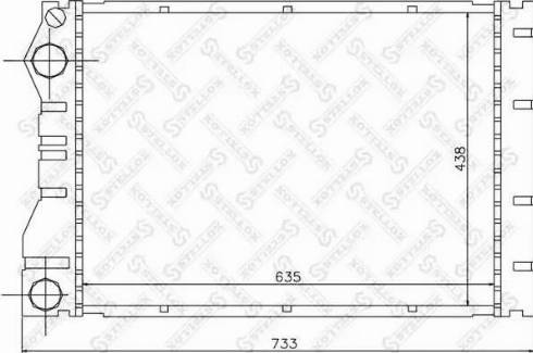 Stellox 10-26197-SX - Радиатор, охлаждане на двигателя vvparts.bg