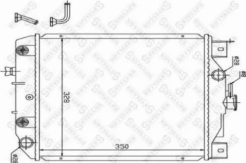 Stellox 10-26269-SX - Радиатор, охлаждане на двигателя vvparts.bg