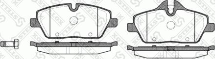 Stellox 1142 000-SX - Комплект спирачно феродо, дискови спирачки vvparts.bg