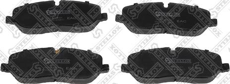 Stellox 1169 000B-SX - Комплект спирачно феродо, дискови спирачки vvparts.bg