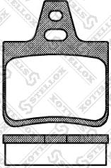 Stellox 113 010-SX - Комплект спирачно феродо, дискови спирачки vvparts.bg