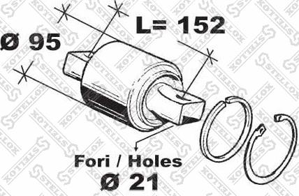 Stellox 84-12011-SX - Ремонтен комплект, надлъжна кормилна щанга vvparts.bg