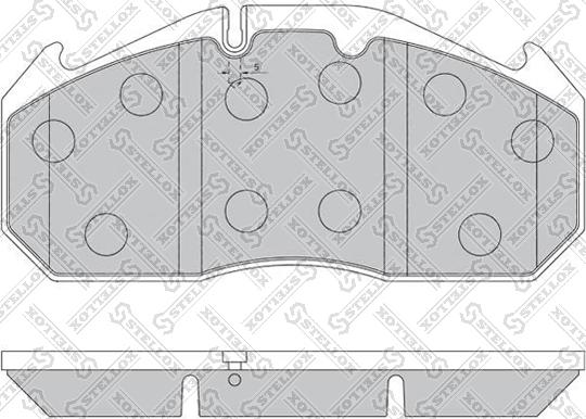 Stellox 85-01405-SX - Комплект спирачно феродо, дискови спирачки vvparts.bg