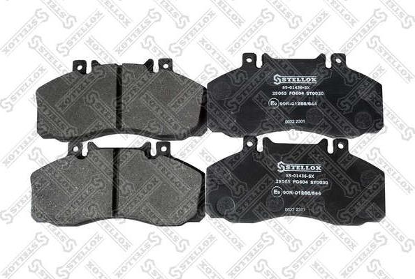 Stellox 85-01436-SX - Комплект спирачно феродо, дискови спирачки vvparts.bg