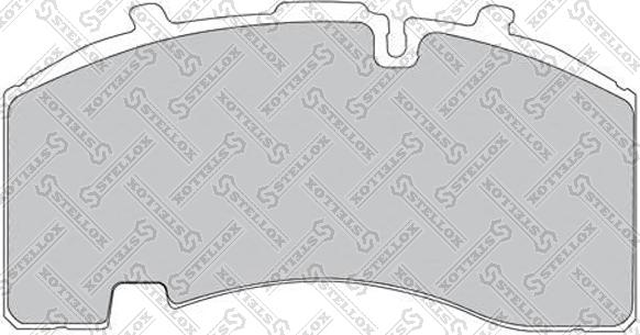 Stellox 85-01430-SX - Комплект спирачно феродо, дискови спирачки vvparts.bg