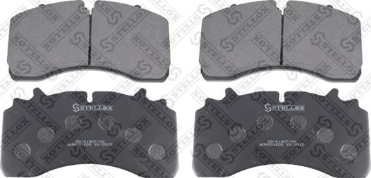 Stellox 85-01427-SX - Комплект спирачно феродо, дискови спирачки vvparts.bg