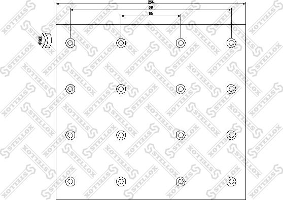 Stellox 85-01090-SX - Комплект феродо за накладки, барабанни спирачки vvparts.bg