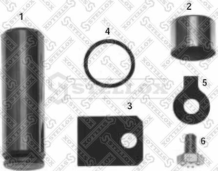 Stellox 85-10806-SX - Комплект болтове (щифтове) за спирачна челюст vvparts.bg