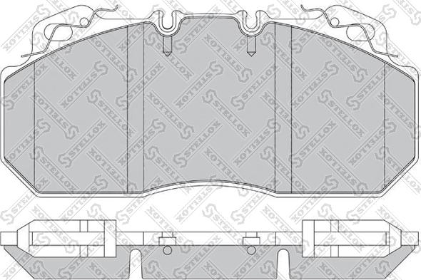 Stellox 85-11417-SX - Комплект спирачно феродо, дискови спирачки vvparts.bg