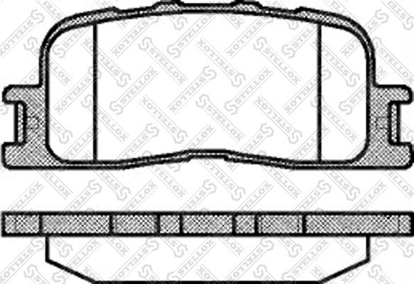 AISIN SS885-S - Комплект спирачно феродо, дискови спирачки vvparts.bg