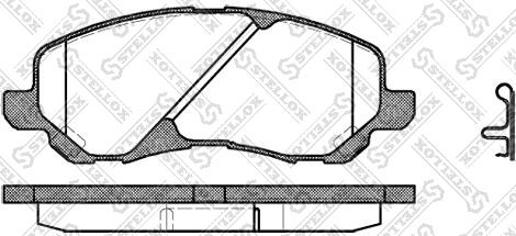 Valeo 9010505 - Комплект спирачно феродо, дискови спирачки vvparts.bg