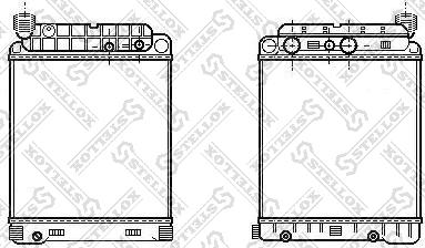 Stellox 81-03351-SX - Радиатор, охлаждане на двигателя vvparts.bg