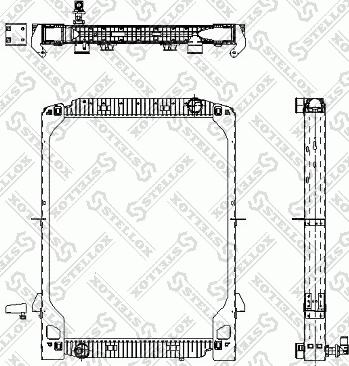 Stellox 81-03319-SX - Радиатор, охлаждане на двигателя vvparts.bg