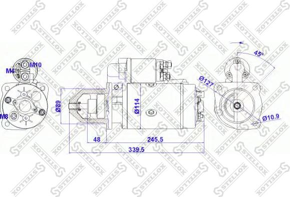 Stellox 88-02027-SX - Стартер vvparts.bg