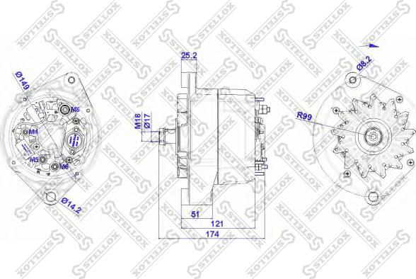 Stellox 88-02320-SX - Генератор vvparts.bg