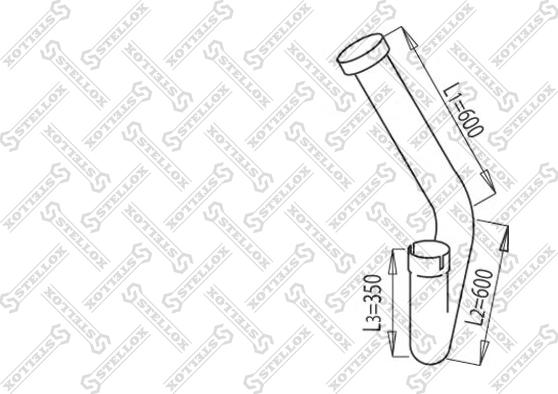 Stellox 82-03727-SX - Изпускателна тръба vvparts.bg