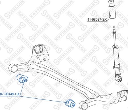 Stellox 87-98149-SX - Тампон, носач vvparts.bg