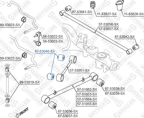 Stellox 87-53040-SX - Тампон, носач vvparts.bg