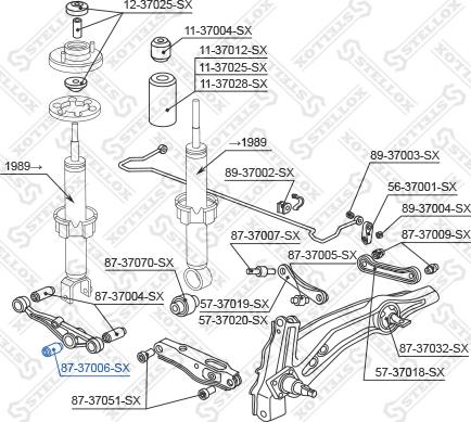 Stellox 87-37006-SX - Тампон, носач vvparts.bg