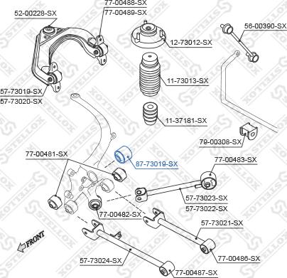 Stellox 87-73019-SX - Тампон, носач vvparts.bg